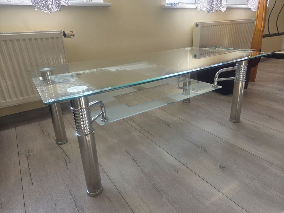 Stolik szklany 65x119x45