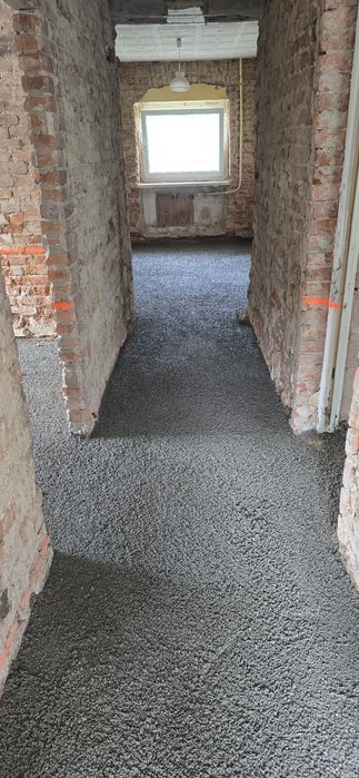 Posadzki Styrobeton, wylewki na ogrzewanie podłogowe, styrobeton