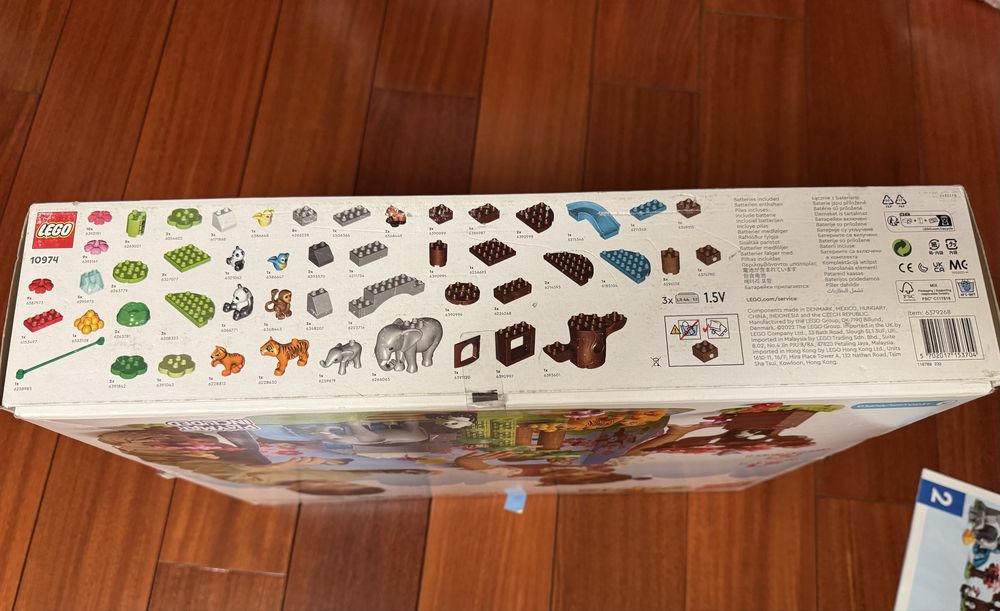 Конструктор Lego Duplo Дикі тварини Азіі (10974),оригінал