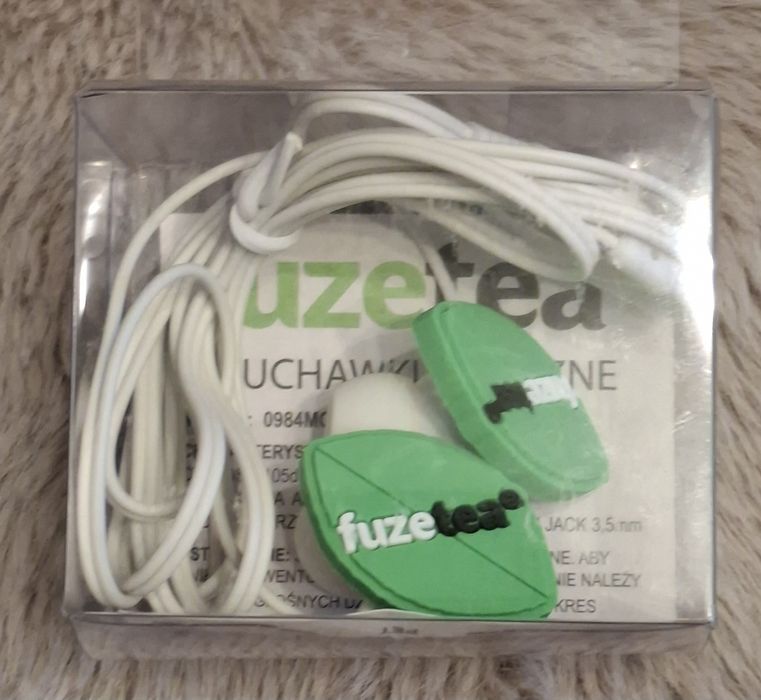 Słuchawki douszne FuzeTea dla kolekcjonerów mini jack 3,5mm