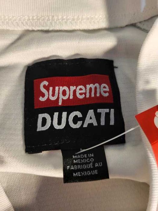 Supreme x Ducati Soccer Jersey White