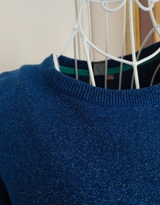 Camisola malha azul | com brilho | menina | algodão | Bilook | 12 anos64584756264194123