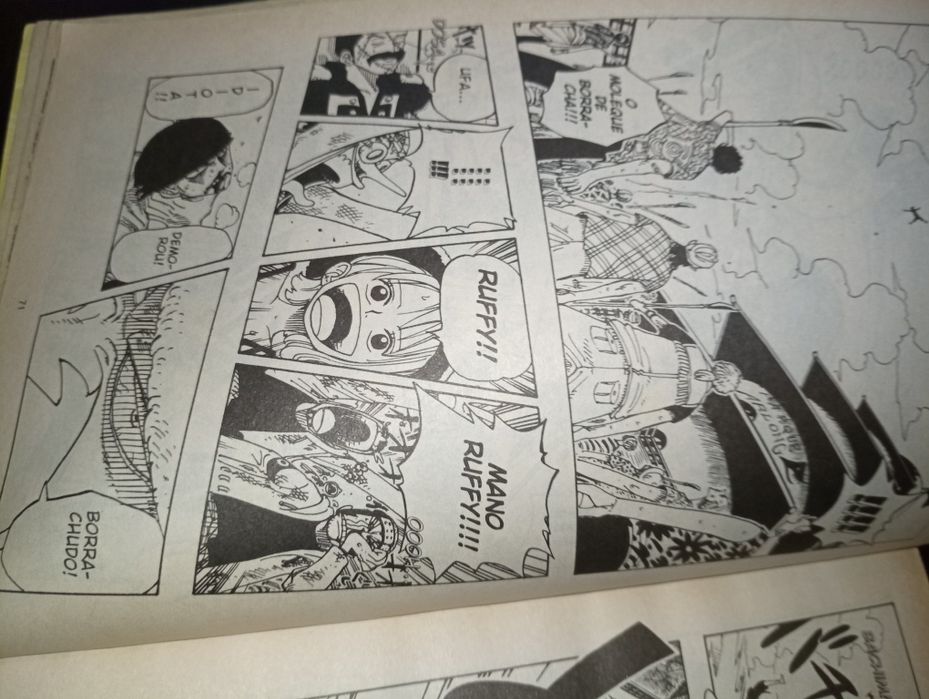 Mangá One piece antigo