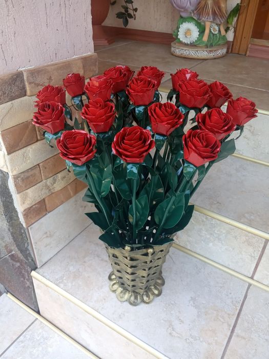 Ковані букети.Ковані квіти.