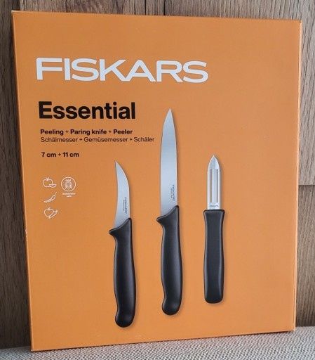 Nowy zestaw noży fiskars nóż obieraczka 7 cm 11 cm