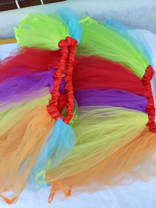 spódniczki karnawałowe, na występy, szyfon,