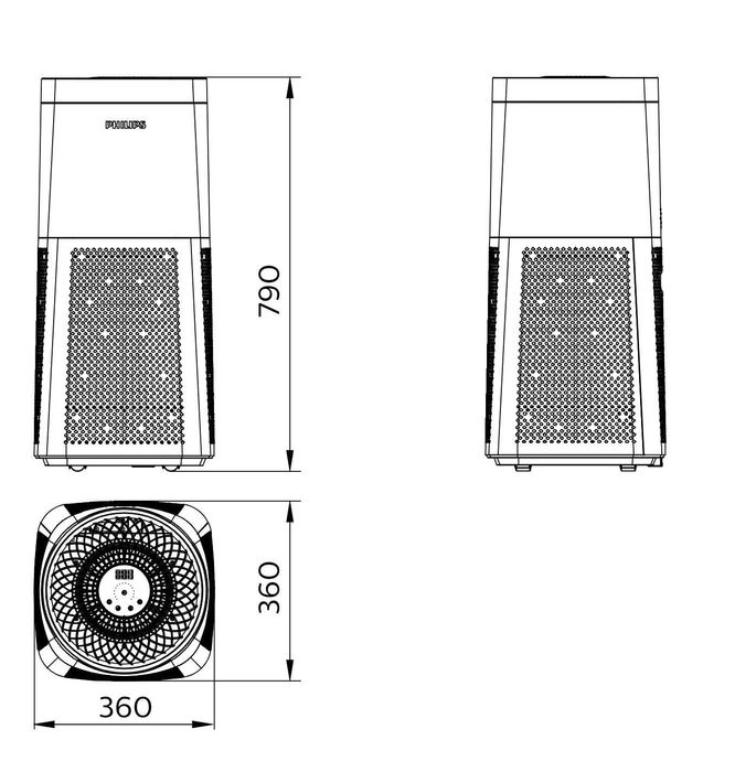 Ультрафіолетовий рециркулятор повітря PHILIPS UVCA200 120W