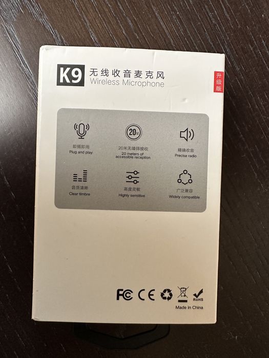 Microfone duplo K9 Iphone64409178496771123