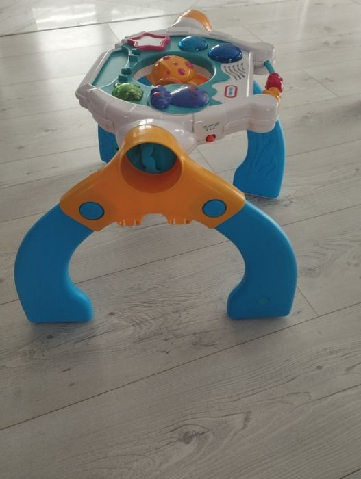 Jeździk pchacz chodzik stolik dla dziecka edukacyjny interaktywny 3w1