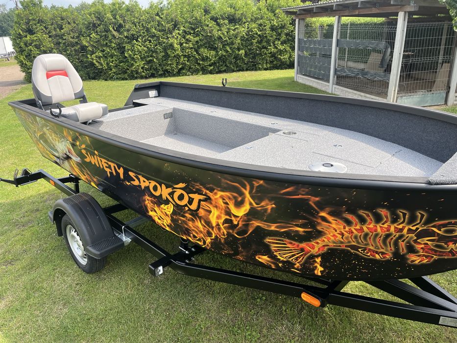 King boats 420 aluminiowe łodzie łódka