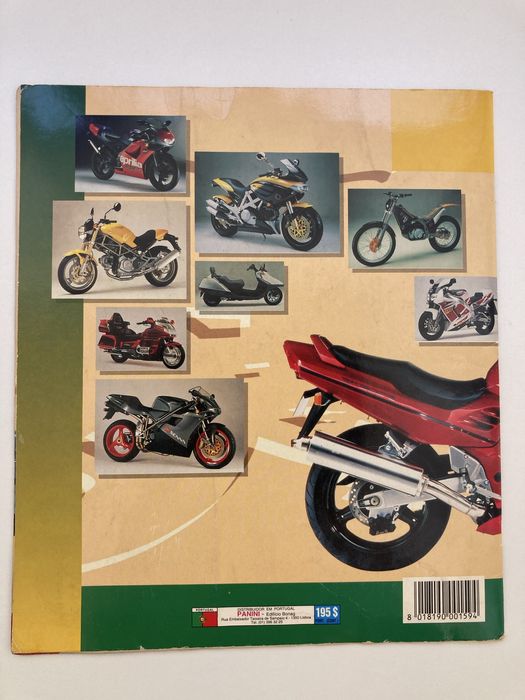 Caderneta Panini Top Moto