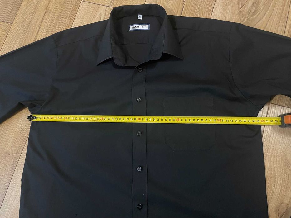 Koszula męska czarna krótki rękaw L/XL Martex 35 zł