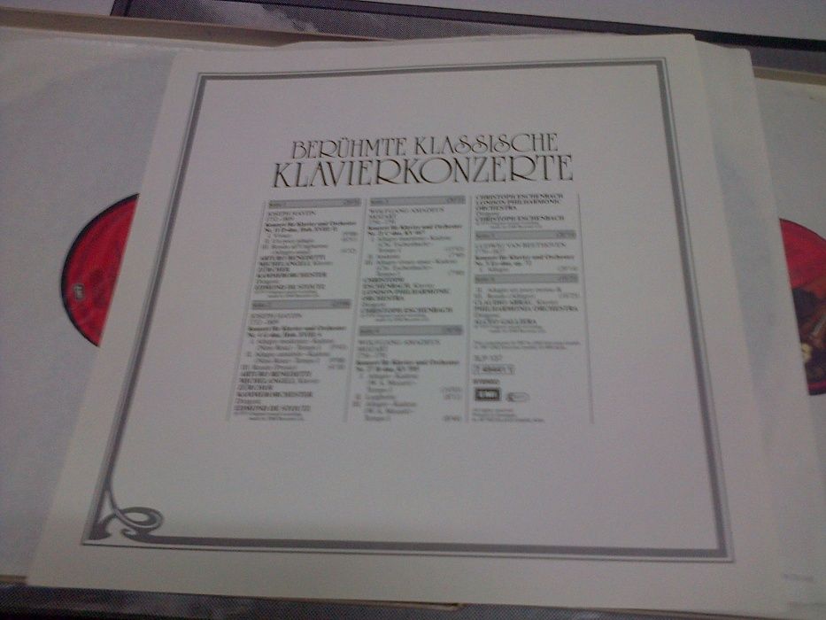 Beruhmte Klassische Klavierkonzerte Haydn Mozart 3xLP Vinyl 1987