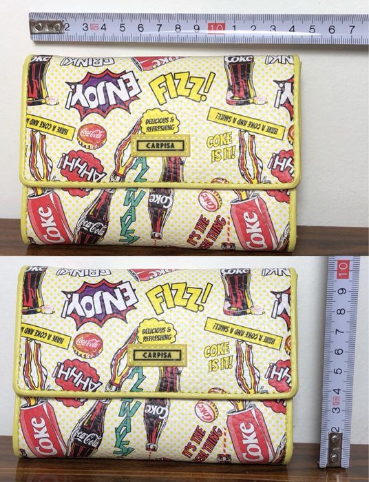 NOWY włoski portfel Carpisa Coca Cola galanteria portmonetka Italy