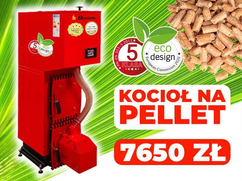 Kocioł Piec 8kW na Pellet Z Podajnikiem PellPell 5 KLASA Ecodesign