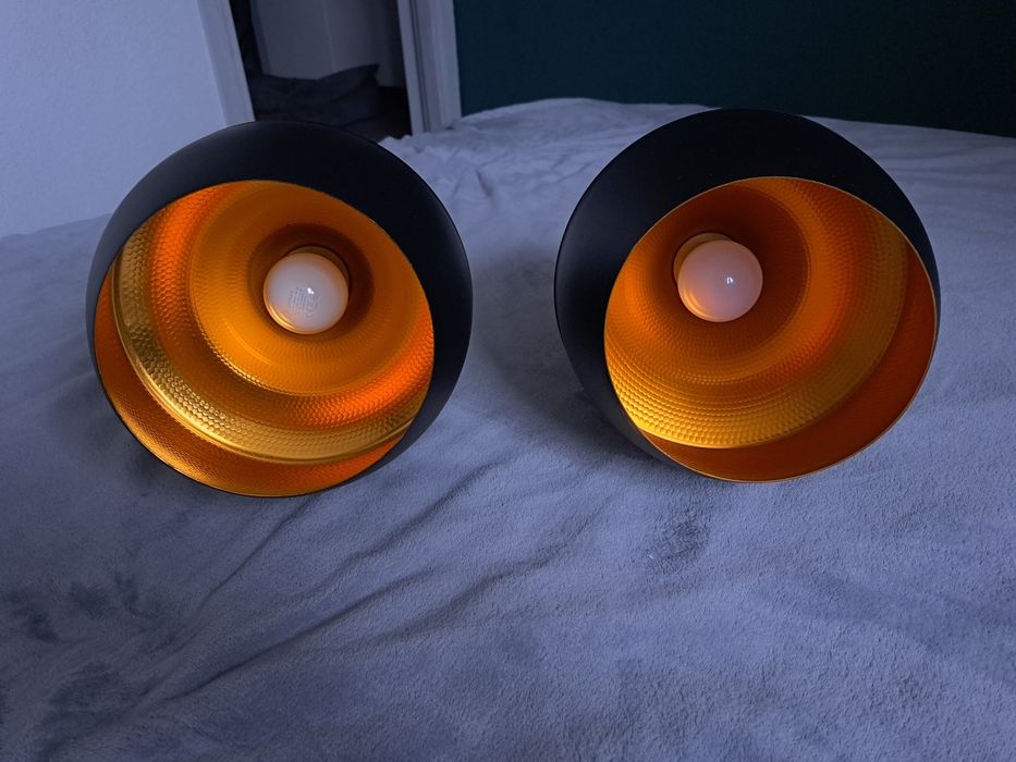 Lampa bliko czarno złota light presttige plus żarówka glamur