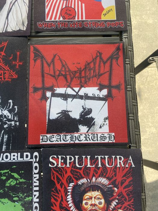 Mayhem naszywka, łata, ekran