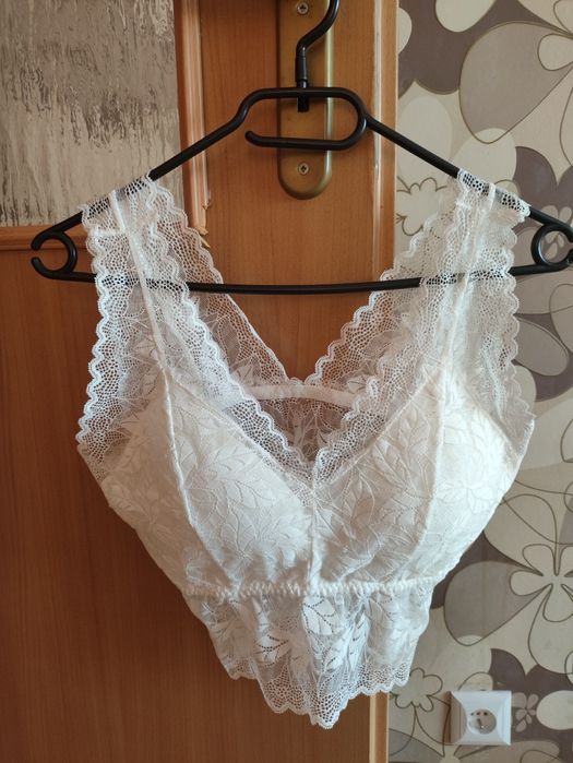 Top z koronką damski