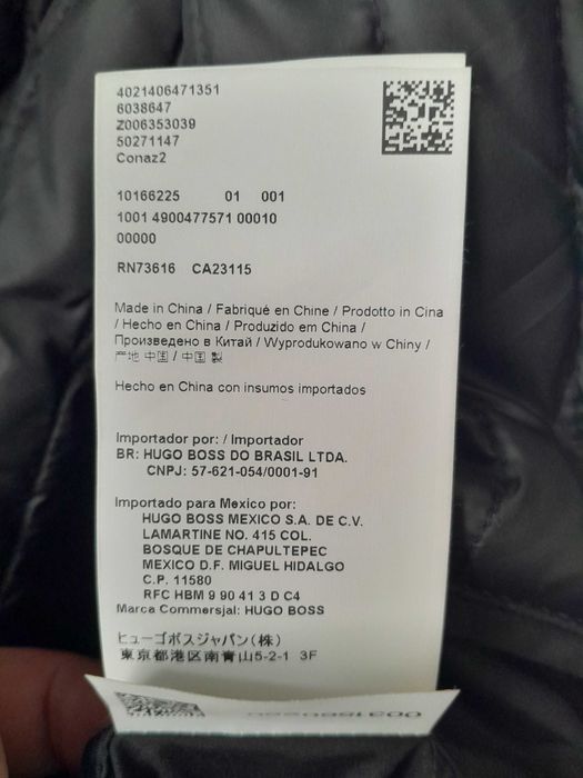 Sprzedam kurtkę Hugo Boss Conaz2  Black.