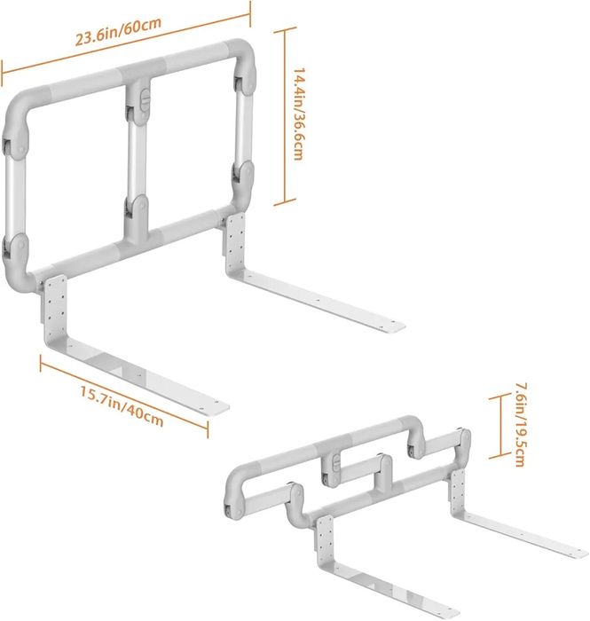 Poręcz wspornik łóżka składana dla osób w podeszłym wieku ly109