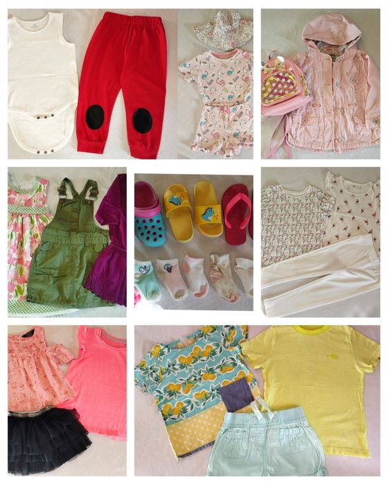 Комплект літнього одягу, розмір 98, 29 одиниць