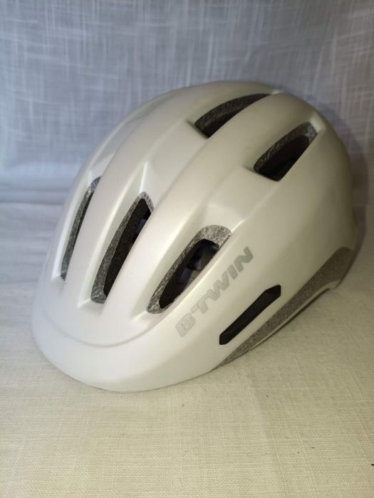 Kask ochronny b'twin Decathlon rozm M obwód głowy  53-58 cm