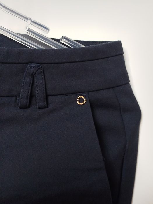 Eleganckie granatowe damskie spodnie M Nowe