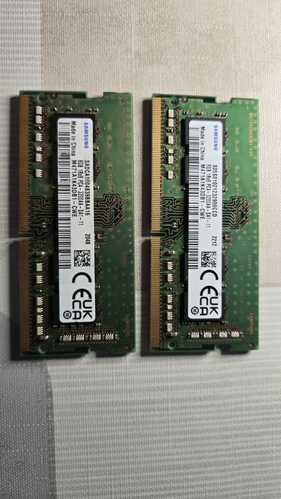 Zestaw pamięci RAM Samsung do laptopów 2×8gb.