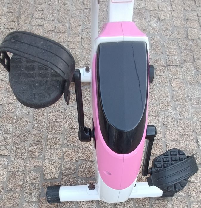 Bicicleta estática ultrasport rosa