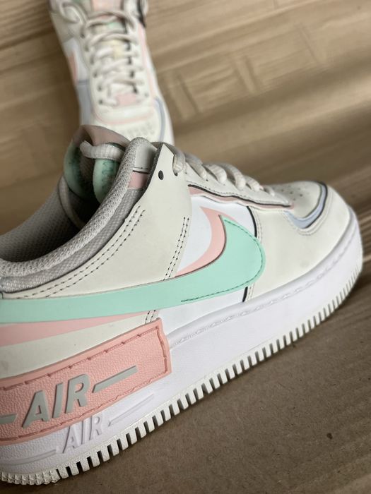 Nike Air Force 1 Shadow CI0919-117 кросівки жіночі шкіряні спортивні на платформі Оригінал 38р/24 см