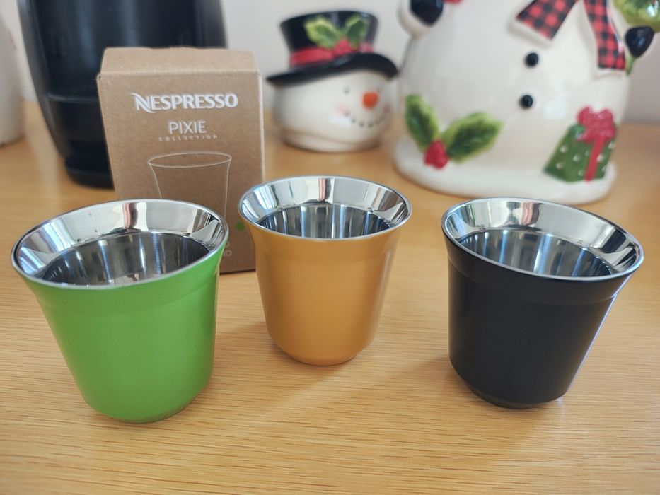 Chávena de cafe metálica Nespresso Preta