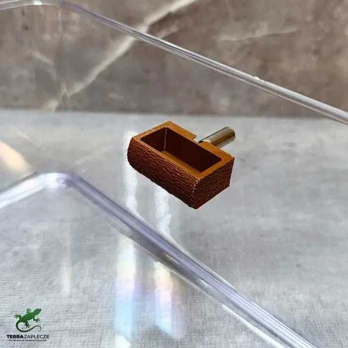 Zestaw kryjówek do terrarium - wisząca 2x3x1,2 oraz stojąca 10x11x5,5