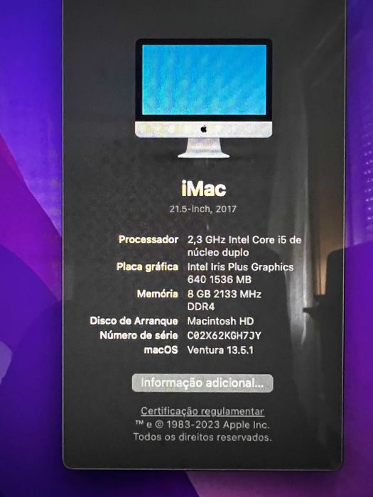 iMac 21.5" (2017) | i5