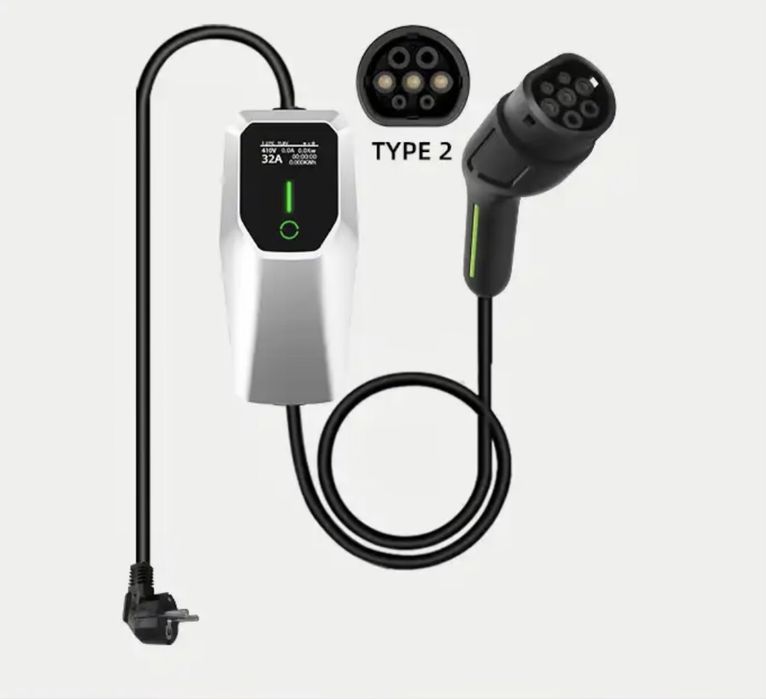Przenosna ładowarka typ 2 do auta elektrycznego 3.6kw 16A max 4,3 m dlugosci