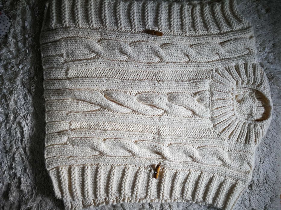 Poncho de lã quentinho