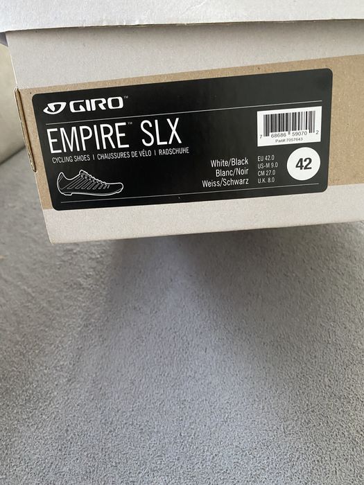 Sapatos giro emperi slx topo gama brancos