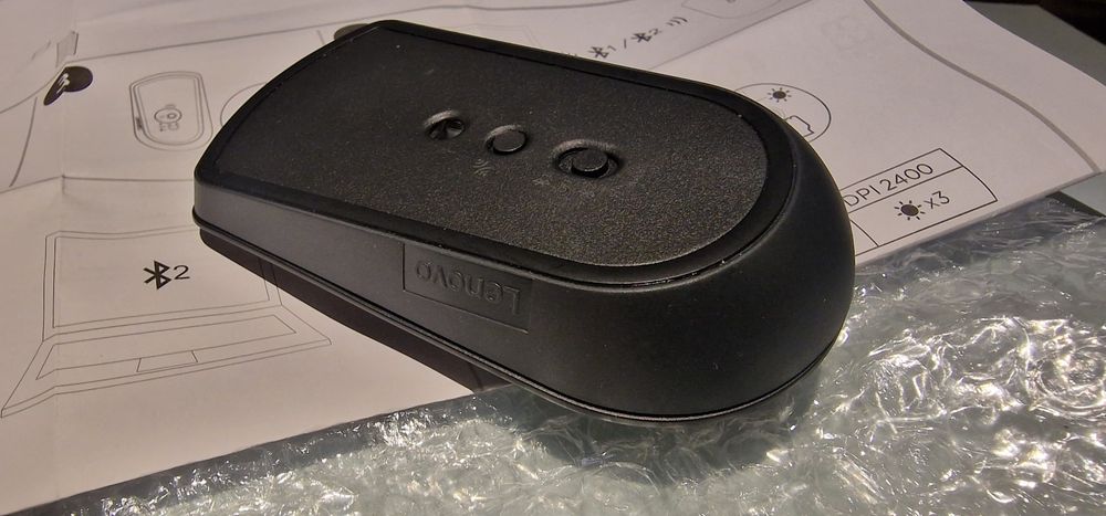 Ratos bluetooth Lenovo novos com ligação para 2 dispositivos