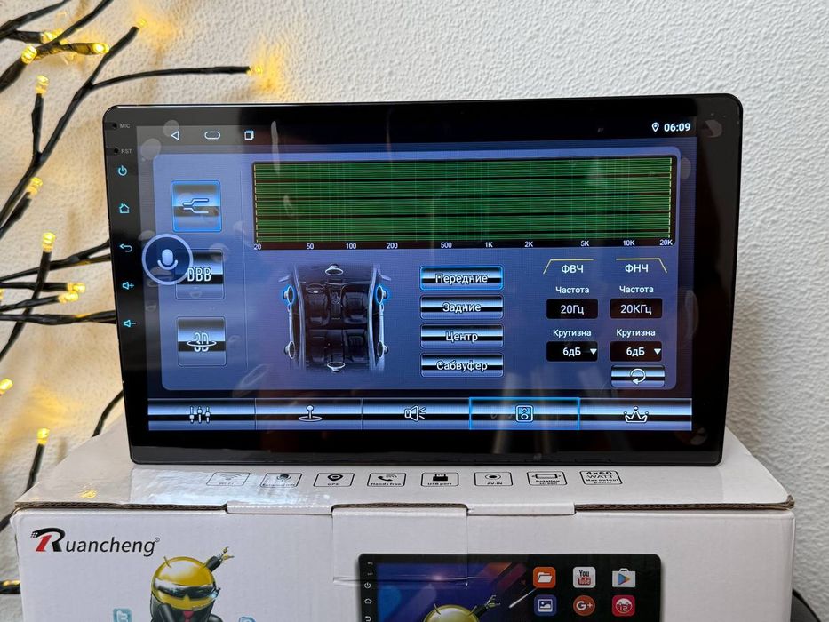 Автомагнитола 9" 6/128GB с Carplay/Android Auto с 4g TDA 7851