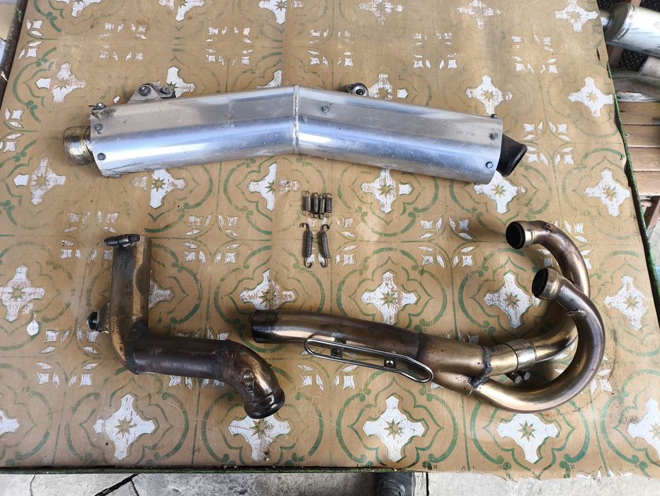 KTM Lc4 wydech tłumik kolektor komplet