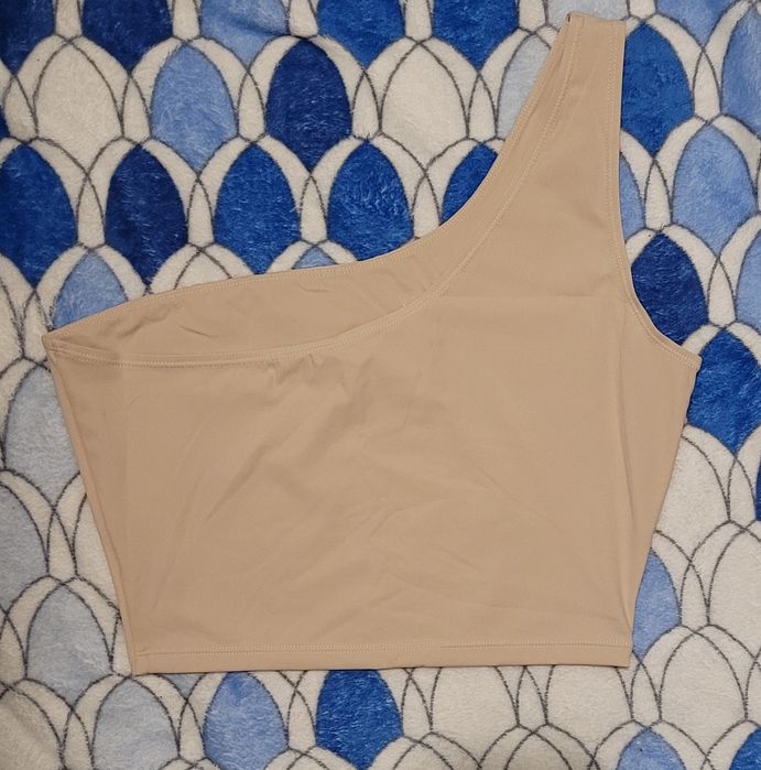 Crop top do Yogi na jedno ramię 4F r.L