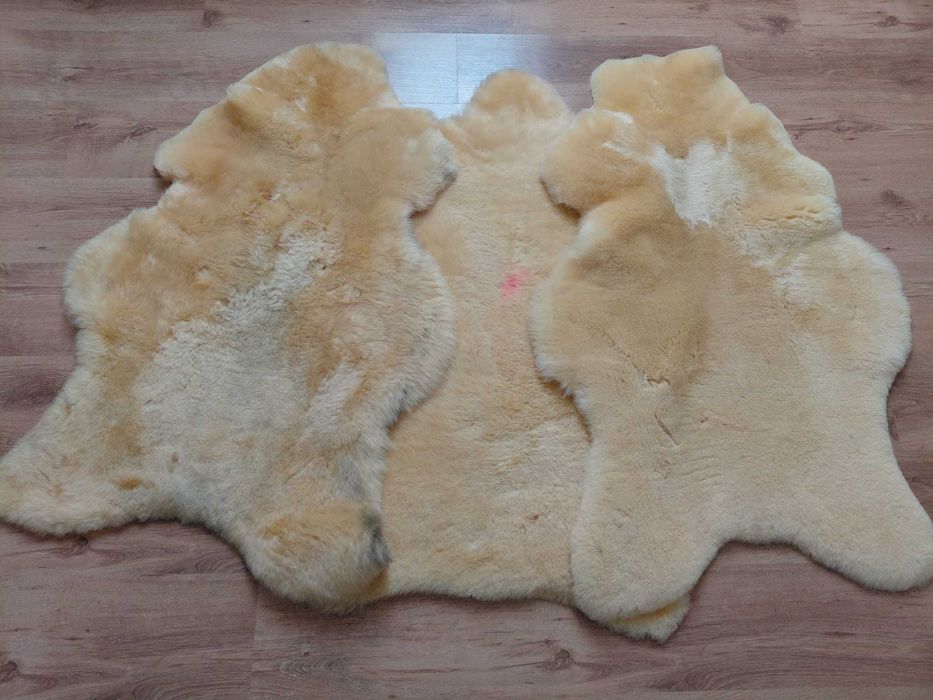 PAKIET SKÓR OWCZYCH 3 Sztuki Skór Owczych RELUGAN Idealne do Leżenia