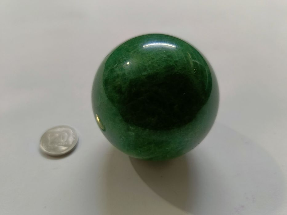 Naturalny kamień Awenturyn kula polerowana