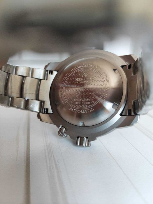 Наручные часы Seiko Deep Blue НОВЫЕ 1000 м 45 мм дайверы с люмом Пепси