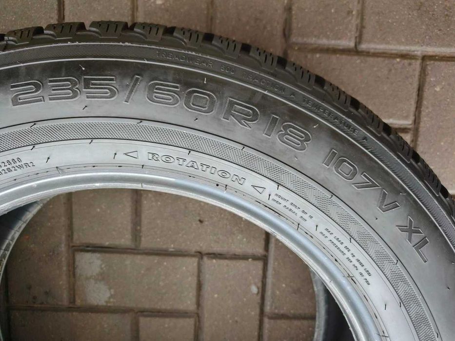 235/60 107V R18 NOKIAN WR SUV3 7mm 2018r TANIO Zimowe Opony 2szt