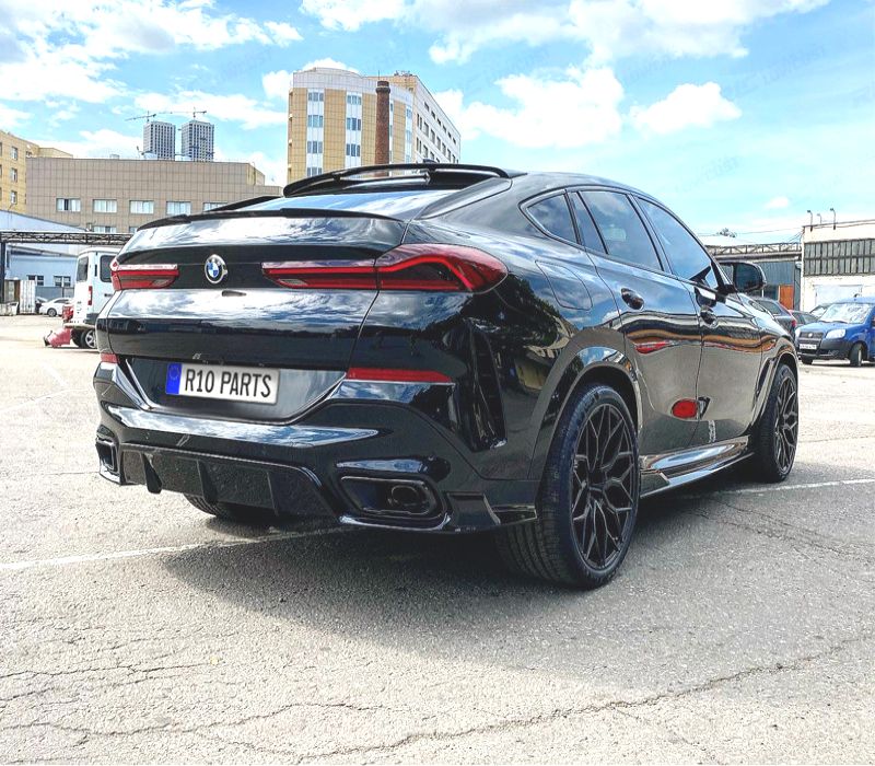 KIT CARROÇARIA BMW X6 G06 20-21 LOOK BLACK KNIGHT PRETO BRILHANTE
