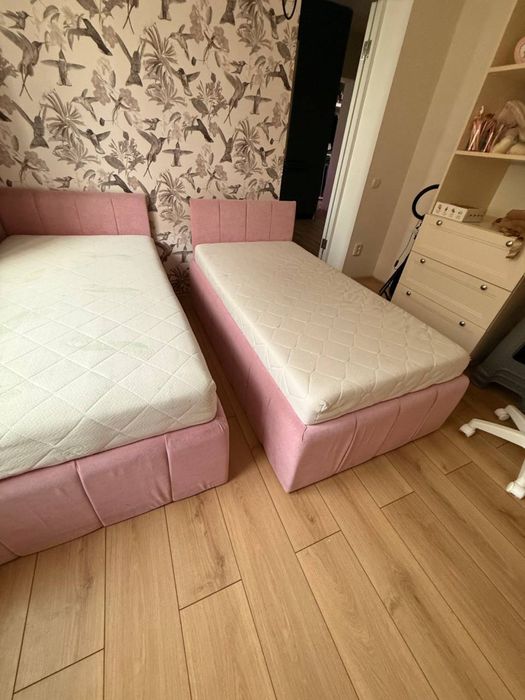 2 ліжка дитячі- 1.6х0.8х0.55