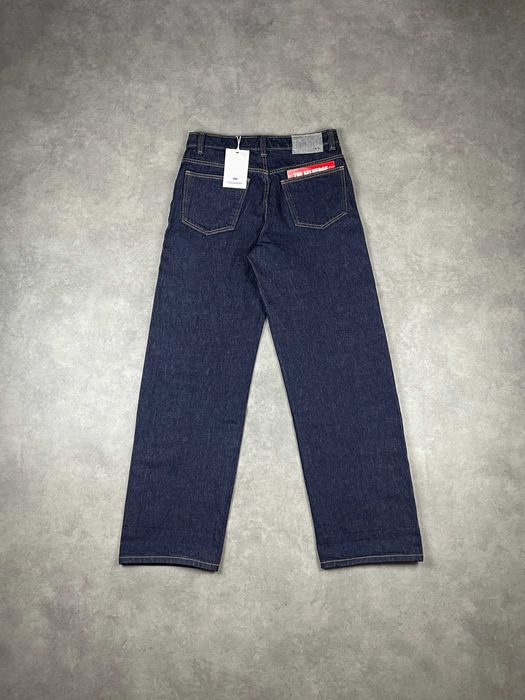 Джинси PULL&BEAR Selvedge Baggy Fit (S, M) Чоловічі Мішкуваті Широкі Селвідж Темно-сині На Осінь Нові