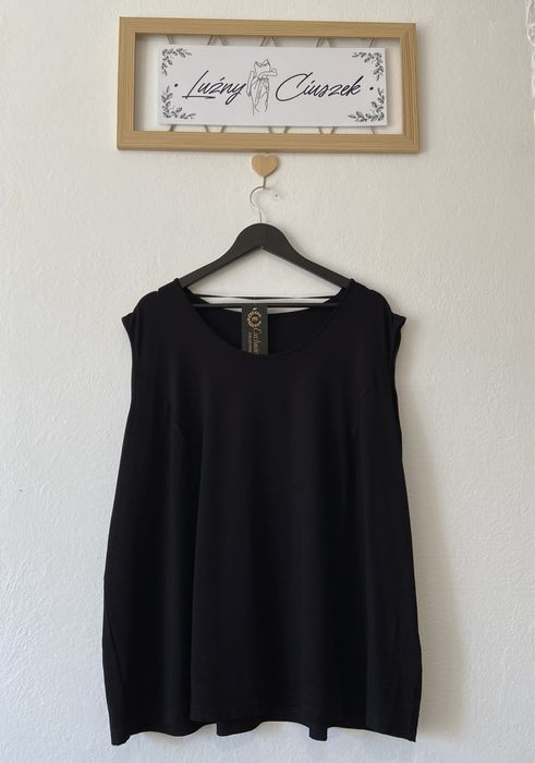 Bluzeczka plus size bezrękawnik