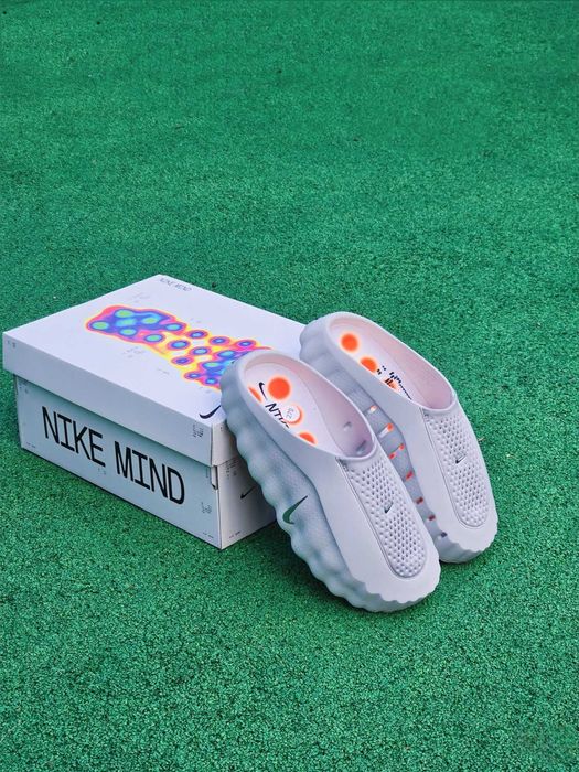 Klapki NIKE Mind 001 Slide Light Smoke Grey szare R.39