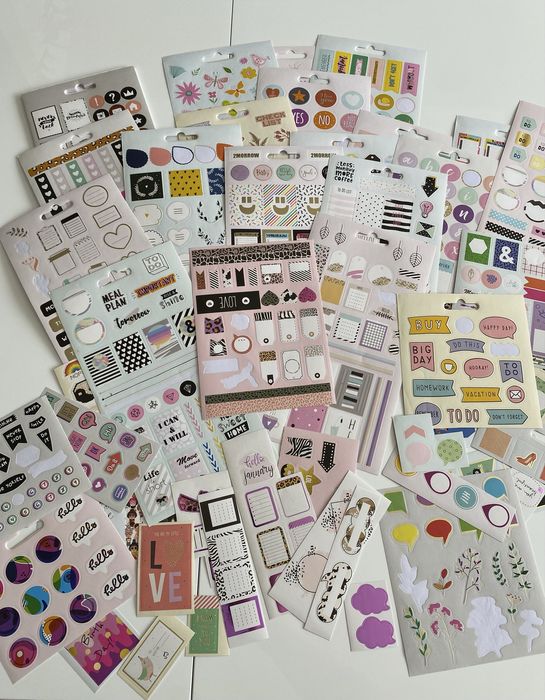 Zestaw journaling/ bullet journal / scrapbooking